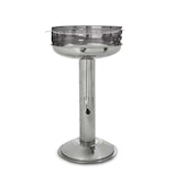 thumbnail of ACTIVA Edelstahl Holzkohle Säulengrill "Augsburg" mit 39 cm großen verchromten, verstellbaren Grillrost und Belüftung in der Säule