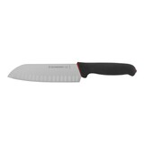 thumbnail of Schneider - S-Grip Santoku, mit Kullenschliff, Griff: schwarz, rot, 180 mm