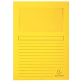 thumbnail of Exacompta 25er Packung Fenstermappen mit Organisationsdruck aus Recycling-Karton 120g Forever, für Format DIN A4