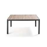 thumbnail of 6-Sitzer Gartentisch aus Aluminium und brauner Keramik