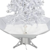 thumbnail of vidaXL Kerstboom sneeuwend met paraplubasis 140 cm wit