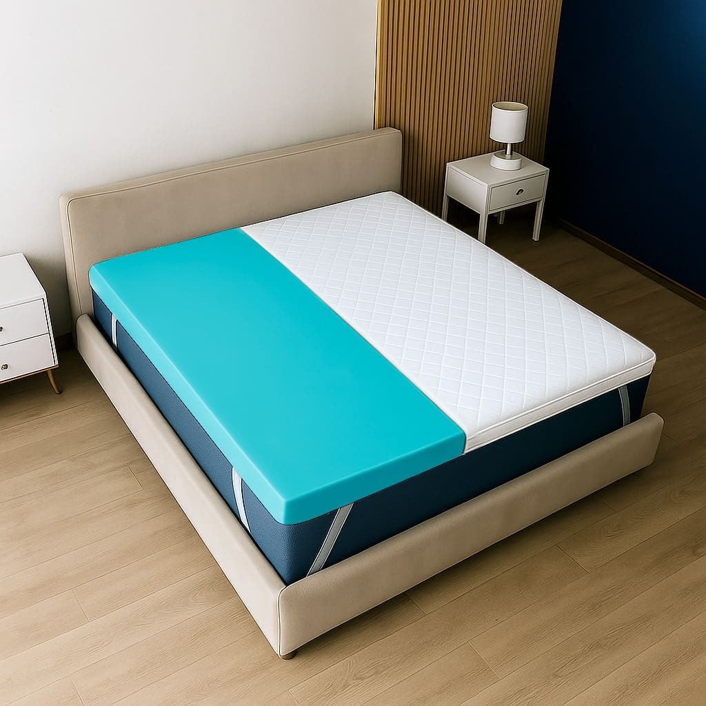 Topper 120x190 una piazza e mezza | Memory 9 Zone | 7 cm | Made in Italy