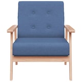 thumbnail of vidaXL Sessel Blau Stoff