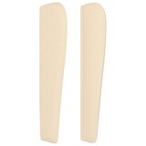 thumbnail of vidaXL Kopfteil mit Ohren Creme 93x23x118/128 cm Stoff