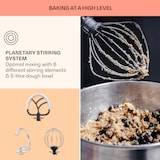 thumbnail of Klarstein Bella Elegance Küchenmaschine 1800W/2,7PS/5,2 Ltr Edelstahl BPA-frei Weiß