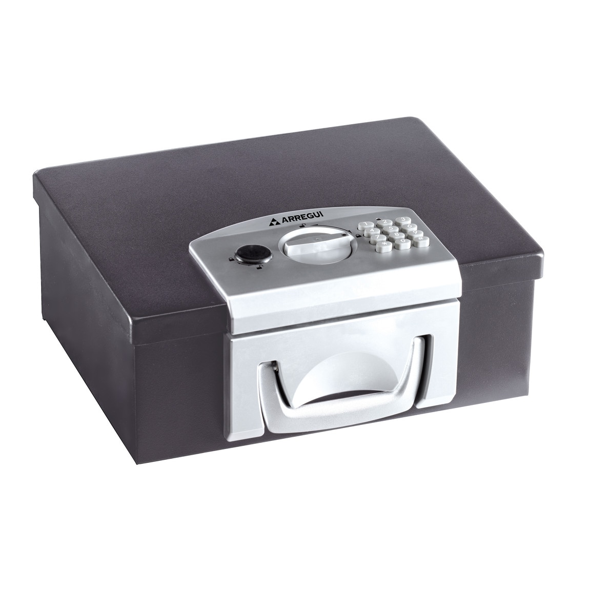 ARREGUI Bric C9547 Cassetta di sicurezza con apertura elettronica | Cassetta Portavalori in acciaio | Cassaforte portatile a valigetta de 32 cm