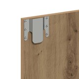 thumbnail of vidaXL Kaptafel met Spiegel Ambachtelijk Eiken MDF, Glas 60 x 31.5 x 62 cm