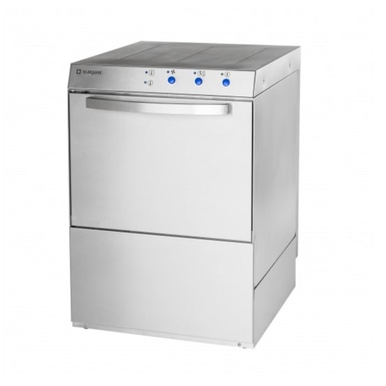 STALGAST - Lave-vaisselle universel 500x500 avec doseur de détergent et pompe auxiliaire de rinçage P 3.4/4.9 kW, U 230/400 V