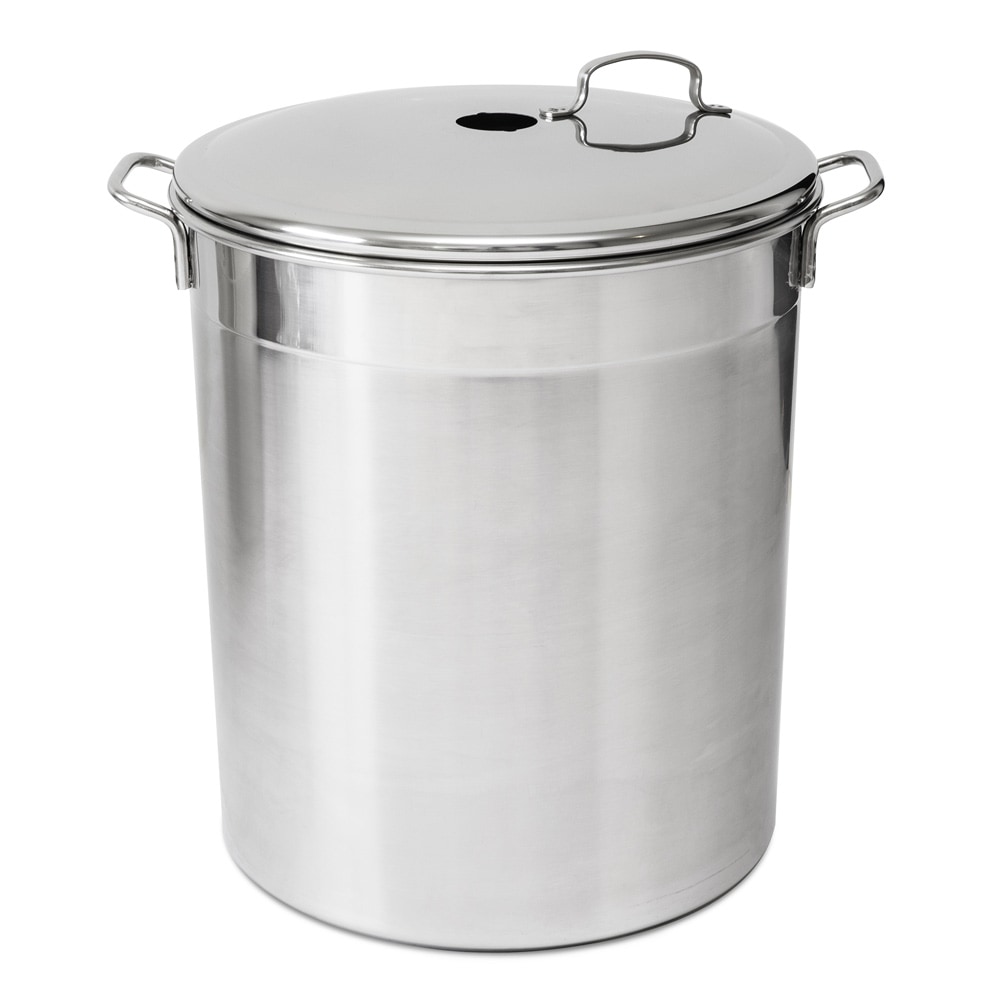 Stérilisateur pour 12 bocaux et traiteur 37 l en   -  3700 cl Gris Rond Inox Guillouard 43.5x37.5 cm