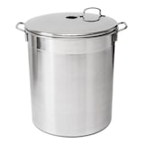 thumbnail of Stérilisateur pour 12 bocaux et traiteur 37 l en   -  3700 cl Gris Rond Inox Guillouard 43.5x37.5 cm
