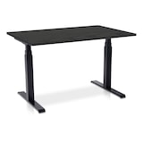 thumbnail of Zit-sta bureau elektrisch verstelbaar - MRC PRO NEN-EN 527 | 180 x 80 cm | frame zwart – blad zwart eiken