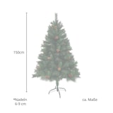 thumbnail of SVITA kunstmatige kerstboom decoratieve kerstboom kunstmatige kerstboom PVC 150 cm