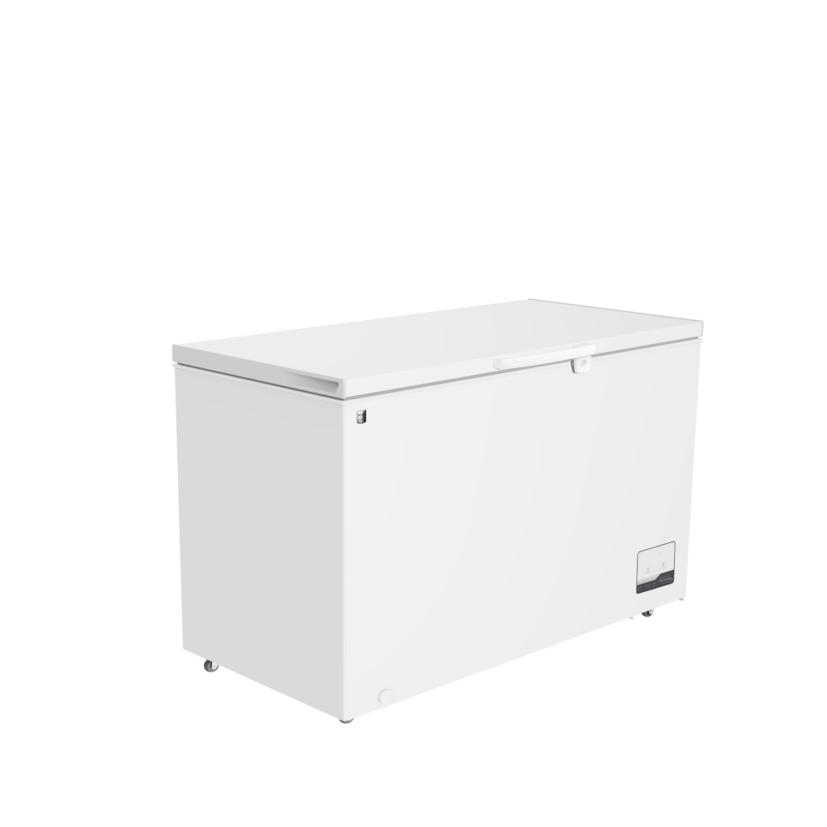 METRO Professional Congelatore GHF2300, acciaio / alluminio, 112.5 x 61 x 83.5 cm, 300 L, 95 W, 1 cestello, illuminazione a LED, con serratura, bianco