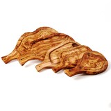 thumbnail of Steakbrett aus Olivenholz mit Saftrille und Griff 45 cm