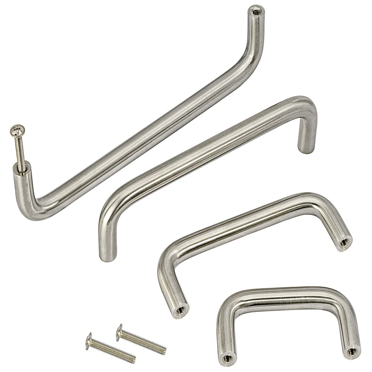 ID Dinkel Möbegriff ECHT EDELSTAHL Bügelgriff Möbelgriff Schubladengriff Küche Schrankgrif 160 mm