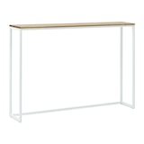 thumbnail of Consola Recibidor iCub Eco-Line 118x30x80cm Blanca en madera maciza de pino acabado envejecido estilo Industrial Box Furniture