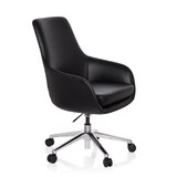 thumbnail of Directiestoel BARENO Leder zwart hjh OFFICE