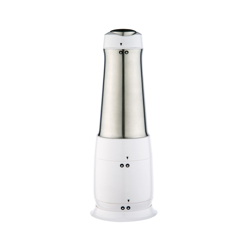 Râpe à fromage électrique -  Argent / Métallique Rond Acier Inoxydable (inox  Yoko Design 24.00x7.00 cm