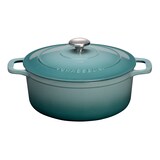 thumbnail of Cocotte ronde 24 cm Chasseur bleu 400.00 cl Rond Fonte émaillée Chasseur 24.00x24.00 cm