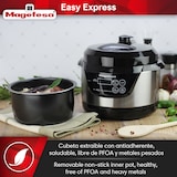 thumbnail of Magefesa Easy Express - Olla Express Programable Eléctrica Multifunción de 4L, 800W, Recipiente Extraíble Antiadherente, 6 Funciones Diferentes