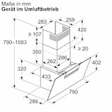 thumbnail of SIEMENS LC87KFN60 iQ300 Wandesse 80 cm Klarglas schwarz bedruckt