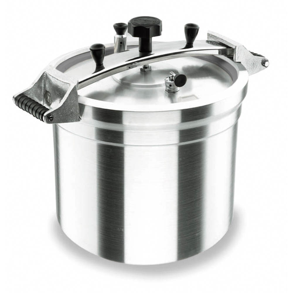 Lacor Olla a presión Robust, Aluminio, 30 L, triple dispositivo de seguridad