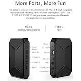thumbnail of Mini Pc Windows Linux Ordinateur Double Os Barebone Quad-Core 2.4 Ghz Noir + SD 32Go YONIS