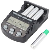 thumbnail of Lady LR1 Size N NiMH Akku, Ladeadapter und LCD Ladegerät 200mAh Ladestrom