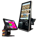 thumbnail of Kassensystem mit 21" SelbstBedienungs-Terminal für Gastronomie und Imbiss, SB-Kiosk, SB-Terminal SB-Kasse