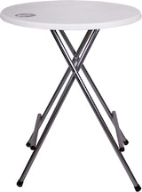 thumbnail of Stehtisch klappbar Profi 110xØ70cm weiß SZAGATO Made in Germany klappbarer Stehtisch outdoor Bistrotisch rund Partytisch Stehtische Hochtisch
