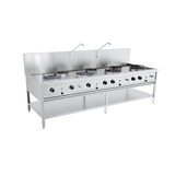 thumbnail of Table de wok à gaz 4x17 kw + 3x9kw - Combisteel