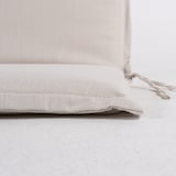 thumbnail of Pacote 6 unidades - Almofada para poltrona de jardim reclinável com encosto. Olefina cor crua