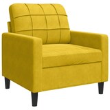 thumbnail of vidaXL Sessel Gelb 60 cm Samt