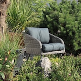 thumbnail of Loungekissen Set SmartLounge Hellgrau 60x60 cm - Wasserabweisende Sitzkissen & Rückenkissen für Indoor und Outdoor