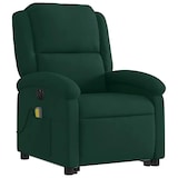 thumbnail of vidaXL Massagesessel mit Aufstehhilfe Elektrisch Dunkelgrün Samt