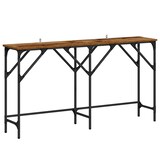 thumbnail of vidaXL Wandtafel Oud hout 140 x 29 x 75 cm Bewerkt hout