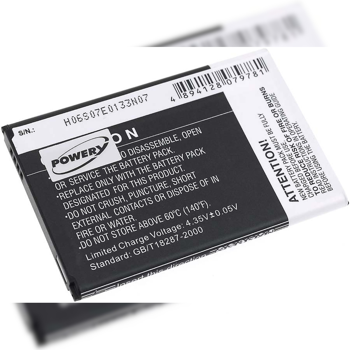 Powery Akku für Samsung SM-N9005