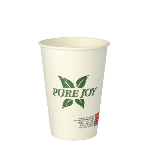 1000 Pappbecher `pure` 0,25 l weiss `Pure Joy`