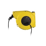 thumbnail of Enrouleur automatique de câble électrique pour montage mural/plafond, terre allemande, 13 + 2 m, pivotant à 180°, 3G1.5, jaune