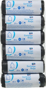 thumbnail of aro Müllsack, 45 x 60 cm, 20 L, transparent, 6 x 20 Stück, 8 Packungen