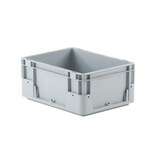 thumbnail of Bac gerbable norme europe poignées fermées gris 15L - 40 x 30 x 18cm PROVOST