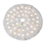 thumbnail of LED Weihnachtsbaumteppich Plüsch Baumrock Tannenbaumdecke D: 90cm