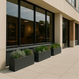thumbnail of Plantenbak horeca - 100 x 25 x 52 cm - Antraciet