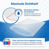 thumbnail of Zip Beutel 500 Stück 60x80 mit Druckverschluss verschließbar Verpackungstueten