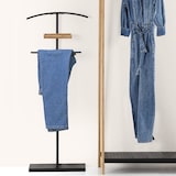 thumbnail of Valet de chambre en Bambou et Métal noir avec vide poche