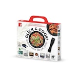 thumbnail of BERGNER Click&Cook - Set mit 2 Bratpfannen Ø22Ø26cm, Aluminiumguss, blau, mit abnehmbarem Griff
