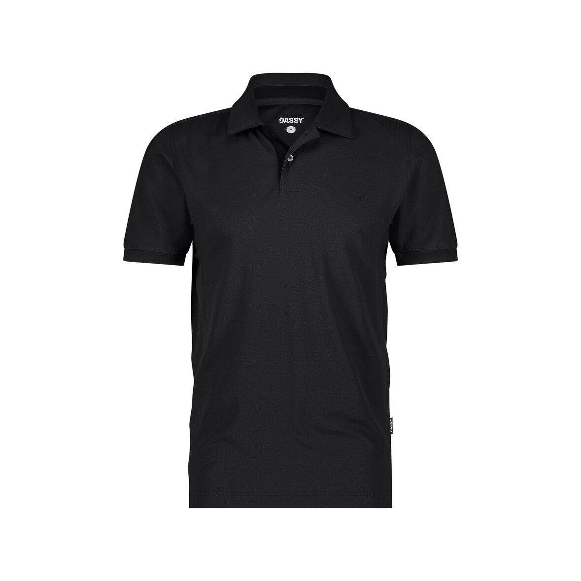 DASSY® Traxion Next Poloshirt, D-FX Flex, UV-Schutz UPF 50+, Mesheinsätze, 50% recyc. PES, Art. 710079 schwarz S