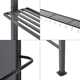 thumbnail of Helloshop26 - Tonnelle pavillon de barbecue 215 x 220 x 140 cm anthracite gris foncé 03_0008739