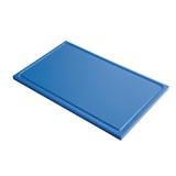 thumbnail of Gastro M GN1/1 HDPE snijplank met sapgeul blauw