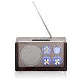 thumbnail of Rádio de mesa Roadstar HRA-1345NUSWD, Rádio FM, Sintonizador analógico, Corpo em madeira